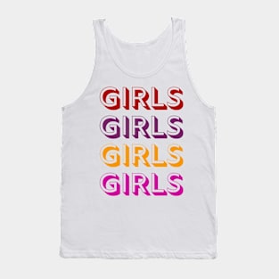 Girls Girls Girls Girls Tank Top